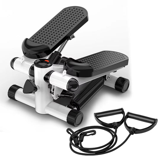 Mini Stepper Stair Stepper Max 120Kg Pedal Stepper LED Display Slimming Treadmill with Pull Rope for Slimming Exercise