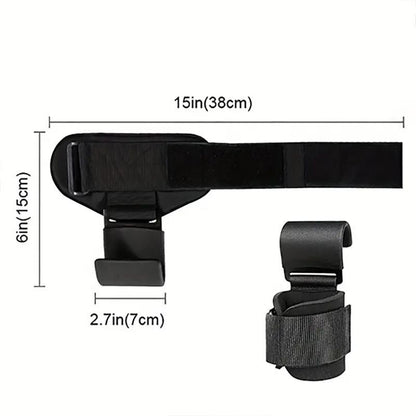 1 Pair Heavy Duty Weight Lifting Hooks with Padded Grip, Dumbbell Barbell Powerlifting Aid, Perfect for Pull Ups and Powerlifting, Gymtok, Weight Losing Products, Christmas Gift