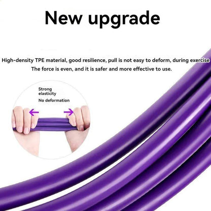 Resistance Band, 4-Tube Foot Pedal Resistance Band, Fitness Equipment for Home Gym Workout