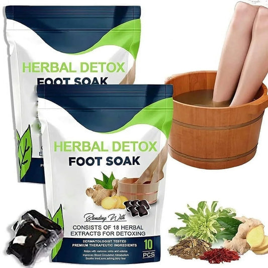 Herbal Detox Foot Soak Beads, Herbal Detox&Shaping Cleansing Foot Soak Beads, Herbal Detox Cleansing Foot Soak Beads, Foot Care 2Pcs