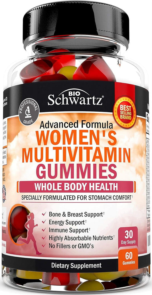 (2 Pack)  Women'S Multivitamin Gummies | Immune Support Supplement | Mixed Berry Flavor, 60Ct