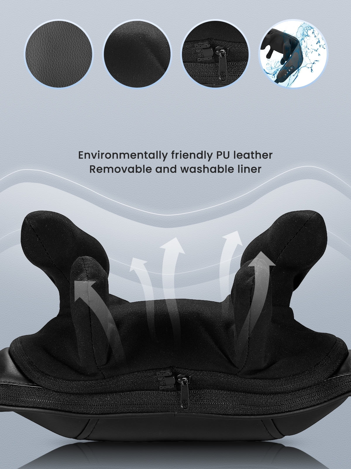 Cordless Shiatsu Neck Massager with Heat, Portable 6D Kneading Shoulder Massager for Pain Relief, Gifts for Mom Dad