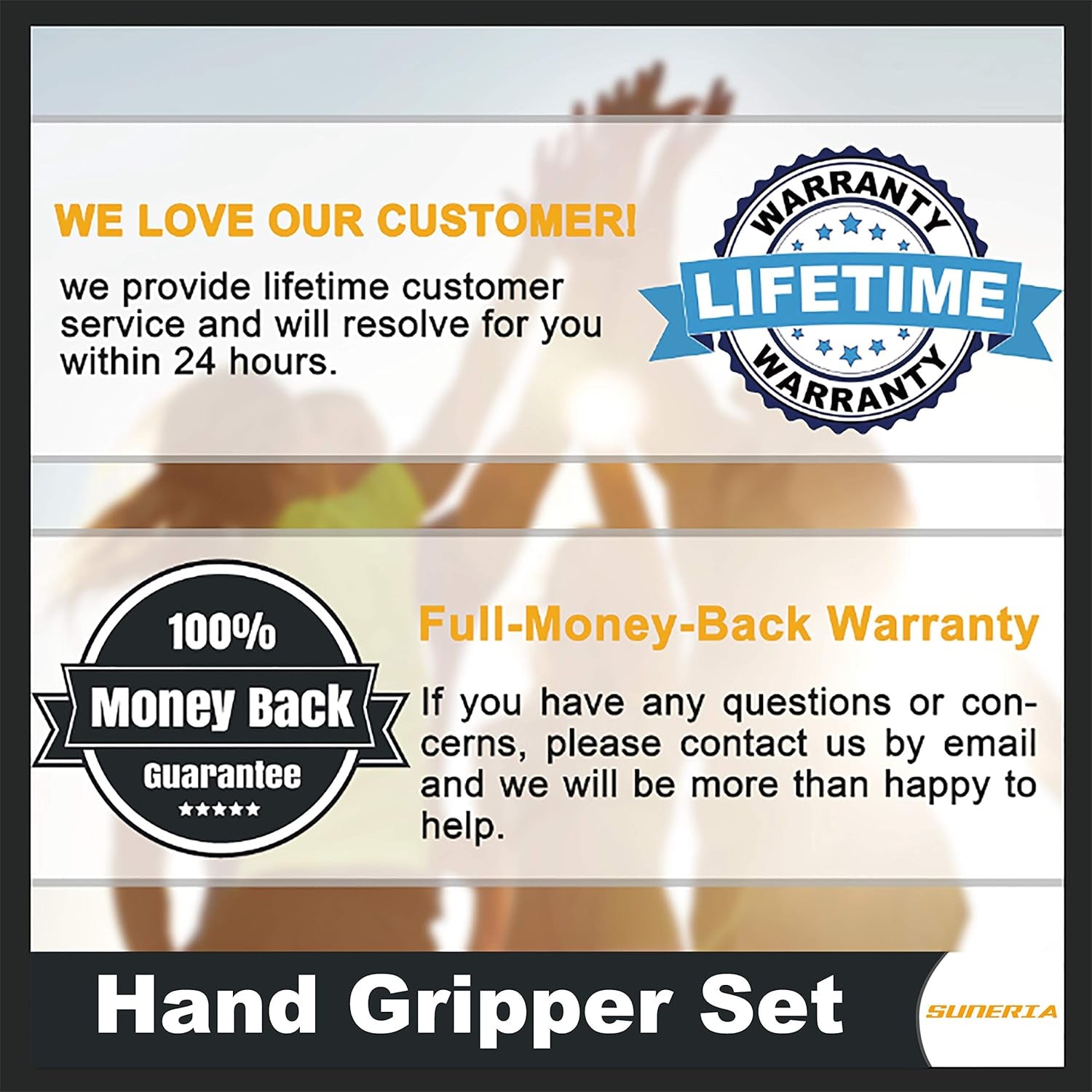 Hand Grip Strengthener (7 Pack) Forearm Grip Adjustable Resistance Hand Gripper with Wrist Strengthener, Finger Stretcher, Grip Ring Exerciser