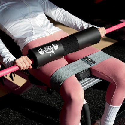 Resistance Band Set, 1 Set Barbell Pad & Resistance Band & Ankle Strap & Weight Lifting Strap & Carry Bag, Barbell Pad Set for Squat, Hip Thrusts, Lunges, Gifts for Best Friend, Gym Essentials Accessories, Home Gym Kit, Exercise Equipment, Workout Bands