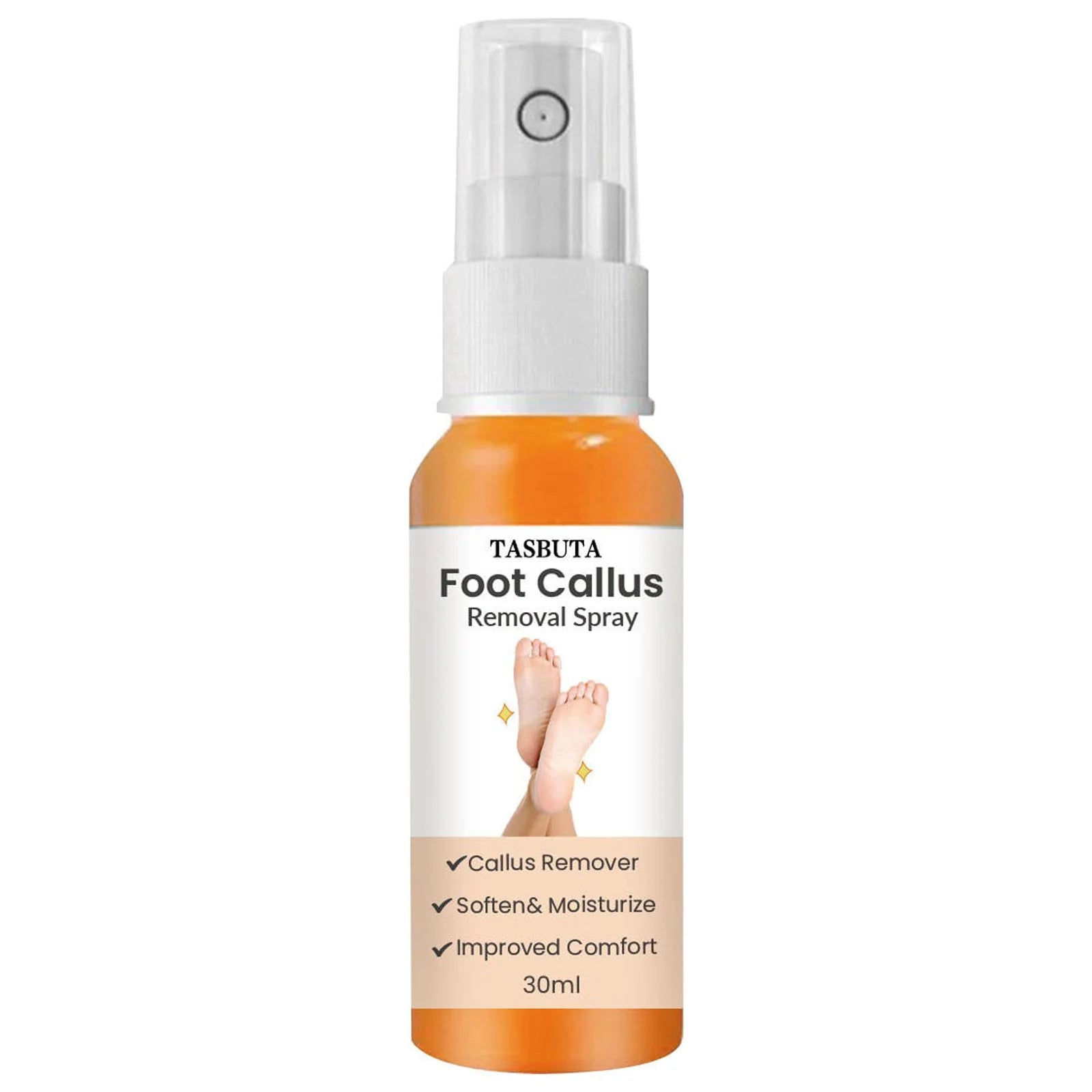 Foot Callus Removal Spray，Foot Peeling Spray Orange Oil,Foot Peeling Spray That Dead Skin within Seconds 30Ml Foot Cream