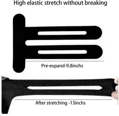 Precut Kinesiology Tape for Knees,15-30 Pcs -Elastic Knee Support & Stability, Pain Reliefwaterproof, Breathable, Hypoallergenic Athletictape