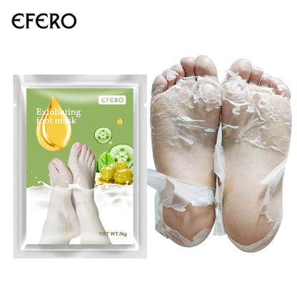 Spa Foot Soak Foot Socks 1 Foot Peeling Pair Exfoliating Feet Baby Skin Care Curved Foot File with Handle