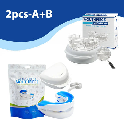 Mouthpiece anti Snore Mouth Guard Silicone anti Snoring Bruxism Sleeping Aid Apnea Guard Teeth Snoring Device Stop Snore Oral