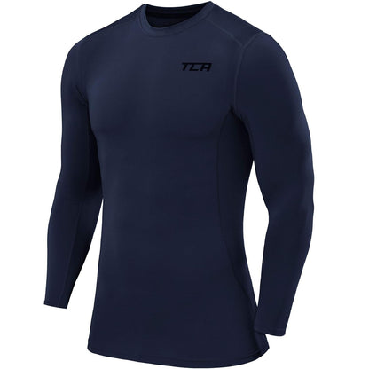 Men and Boys' Long Sleeve Compression Shirt, Athletic Workout Sports Undershirt Base Layer Top