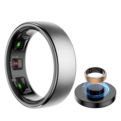 Uhoofit R10 Smart Ring with Charging Dock – Health, Sleep, Heart Rate & Blood Oxygen Tracker, Waterproof