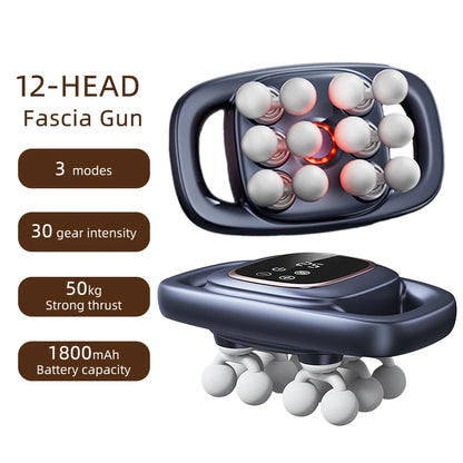 42-Heads High-Frequency Fascia Gun- Back, Neck, Shoulders &  Full-Body Muscle Recovery Massager