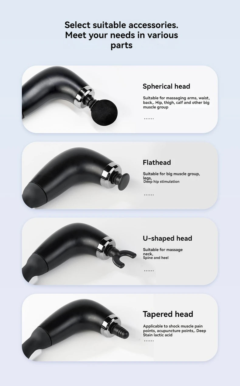 Smart Fascia Gun – Portable Muscle Recovery Massager