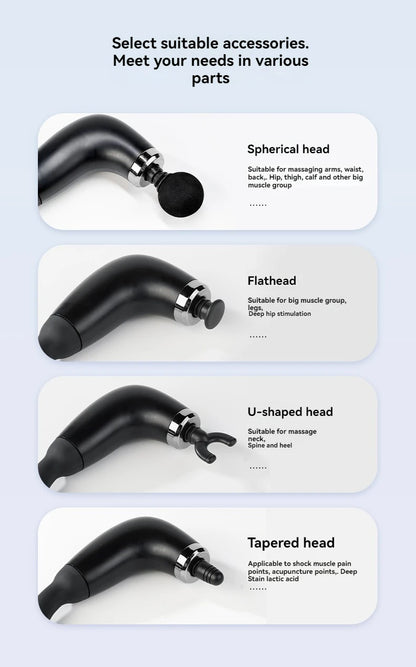 Smart Fascia Gun – Portable Muscle Recovery Massager