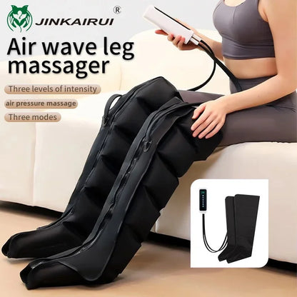 Air Pressure Leg Massager Boots – Deep Kneading & Squeeze for Calves & Feet with Remote Control