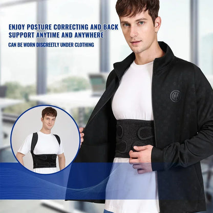Posture Corrector Back Orthopedic Straps for Men and Women Fully Adjustable Spinal Brace