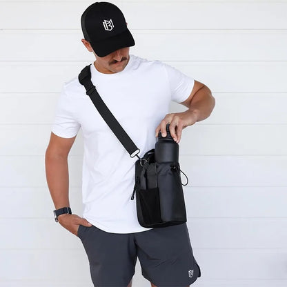 Magnetic Gym Bag Large Capacity- Phone Pocket & Water Bottle Holder