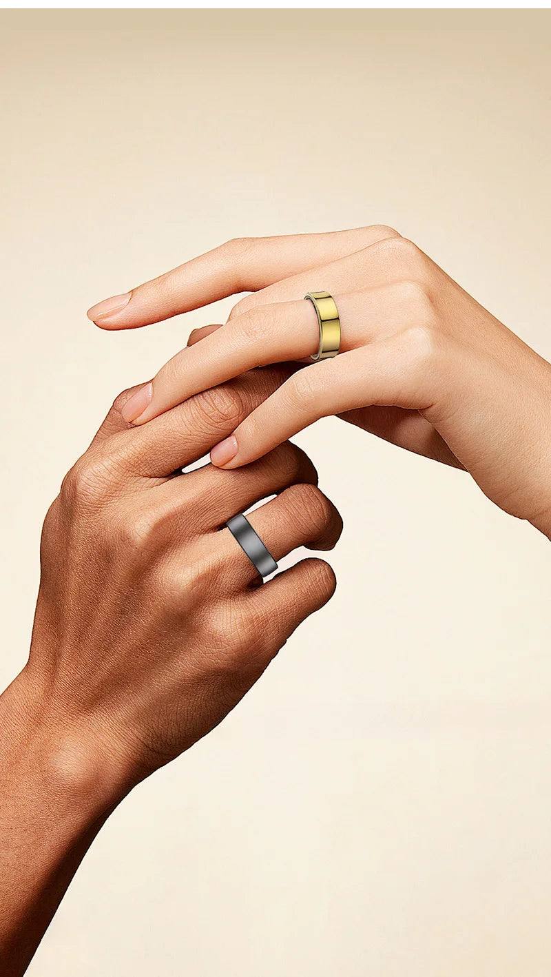 Uhoofit R10 Smart Ring with Charging Dock – Health, Sleep, Heart Rate & Blood Oxygen Tracker, Waterproof