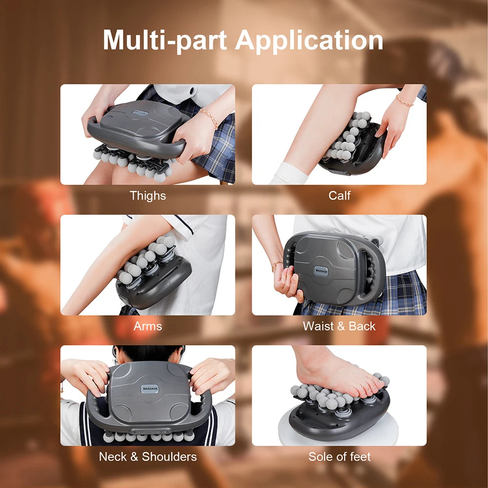 42-Heads High-Frequency Fascia Gun- Back, Neck, Shoulders &  Full-Body Muscle Recovery Massager