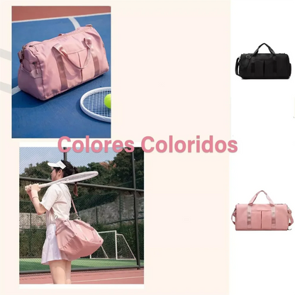 Men'S Gym Bag with Shoe Compartment and Wet Bag, Women'S Airplane Travel Duffel Bag, Sports Fitness Tote Bag for Swimming Yoga