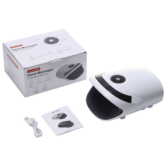 Electric Hand Massager with Air Compression Heating Palm Finger Massage for Arthritis Finger Numbness Wrist Relax Hand Care