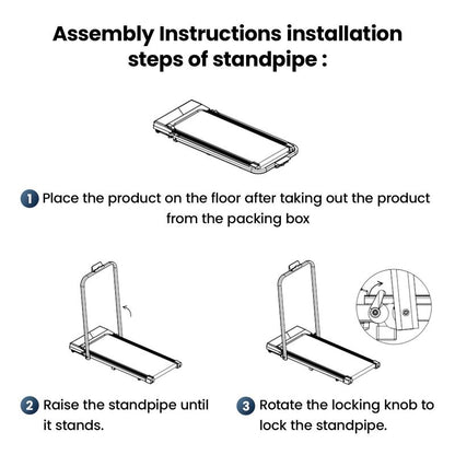 【New Arrival】Deals for You YAGUD Electric Folding Treadmill with Handrail, Low-Noise Motor – 265Lbs Weight Capacity Spacious Belt, Dual Shock Absorption, Remote Control & Wheels for Easy Moving – Includes Free Resistance Bands and Remote