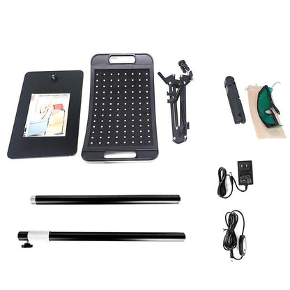 Infrared Light Therapy Lamp for Body & Face, 660Nm Light & 850Nm Infrared Panel, Adjustable Controller, Home Use Device