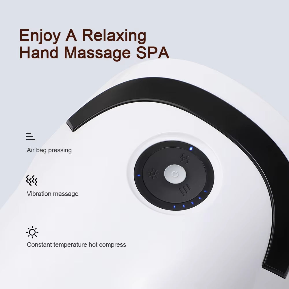 Electric Hand Massager with Air Compression Heating Palm Finger Massage for Arthritis Finger Numbness Wrist Relax Hand Care