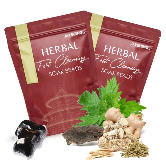 Herbal Detox Foot Soak Beads, Herbal Detox Cleansing Foot Soak Beads, Herbal Detox Organ Foot Soak Beads, Relieve Foot Pressure Slimming Foot Bath(2 Bags)