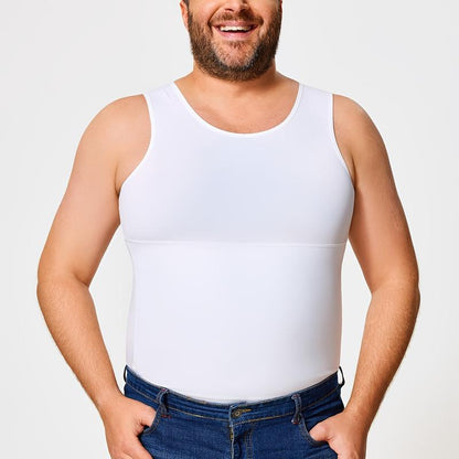 Compression Shirt for Men | Gynecomastia Compression Tank Top Men | Mens Shapewear Compression Shirts Workout Gym Clothing Workout Vest