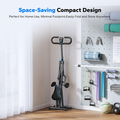 MERACH Squat Machine Glutes Workout Adjustable Resistance Foldable Exercise Equipment Leg Exercise Machine Rowing Machine