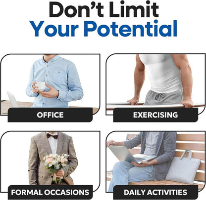 Compression Shirt for Men | Gynecomastia Compression Tank Top Men | Mens Shapewear Compression Shirts Workout Gym Clothing Workout Vest