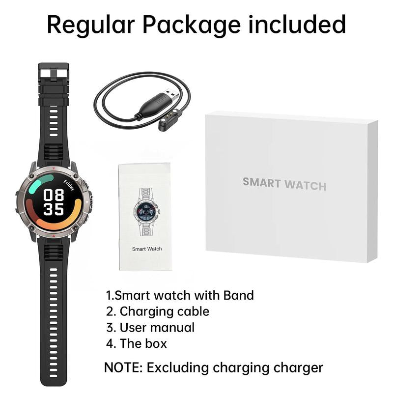 Smart Watch with Answer/Make Call, 1.52" HD Touch Screen Smart Watches for Men Fitness Watch, IP68 Waterproof Stainless Steel Smartwatch for Android Ios, GPS Smart Watch, Sport Smart Watch, Men Gifts