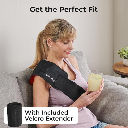 Lifepro Micro LED Light Therapy Belt - Enhance Recovery & Performance with LED Light Therapy | Adjustable Intensity & Vibration