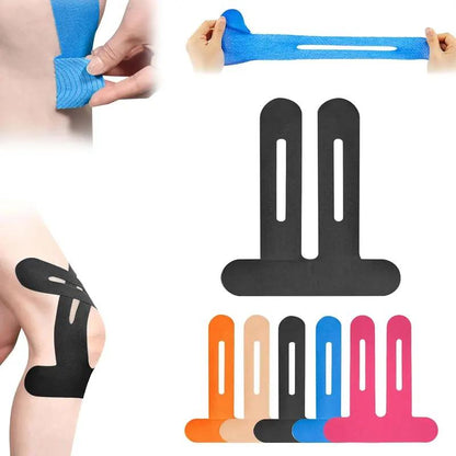 Precut Kinesiology Tape for Knees,15-30 Pcs -Elastic Knee Support & Stability, Pain Reliefwaterproof, Breathable, Hypoallergenic Athletictape