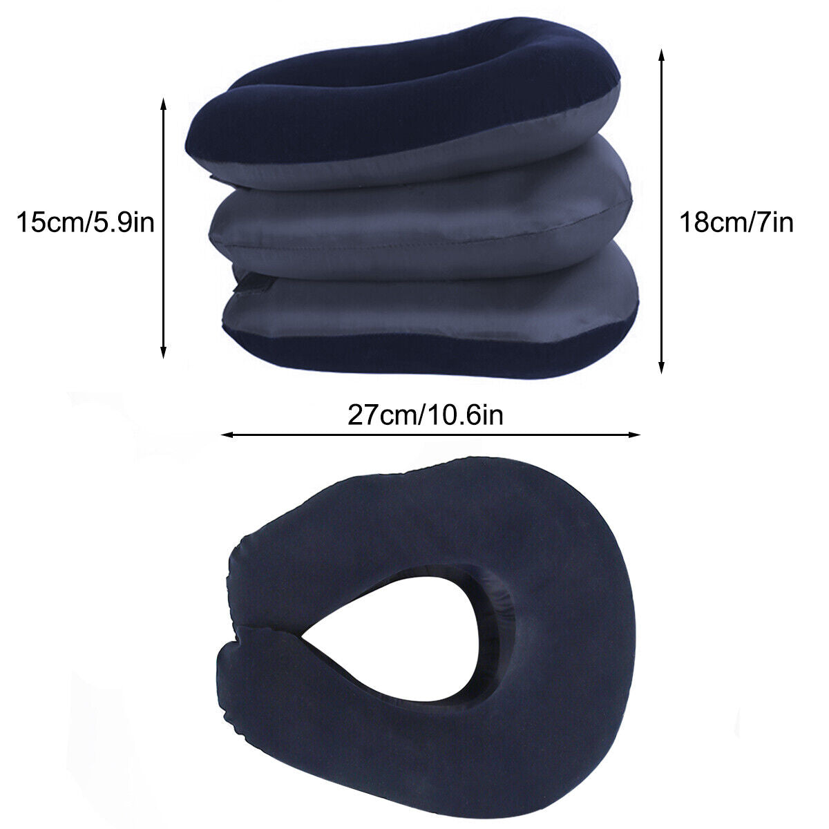 Cervical Neck Traction Device Collar Brace Support Pain Relife Stretcher Therapy