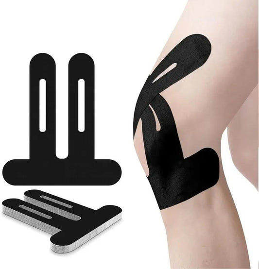 Precut Kinesiology Tape for Knees,15-30 Pcs -Elastic Knee Support & Stability, Pain Reliefwaterproof, Breathable, Hypoallergenic Athletictape